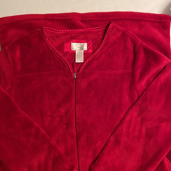 Oscar de la Renta red house robe size S/M - Picture 7 of 11